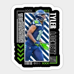 Tyler Lockett Paper Poster Version 10 Sticker